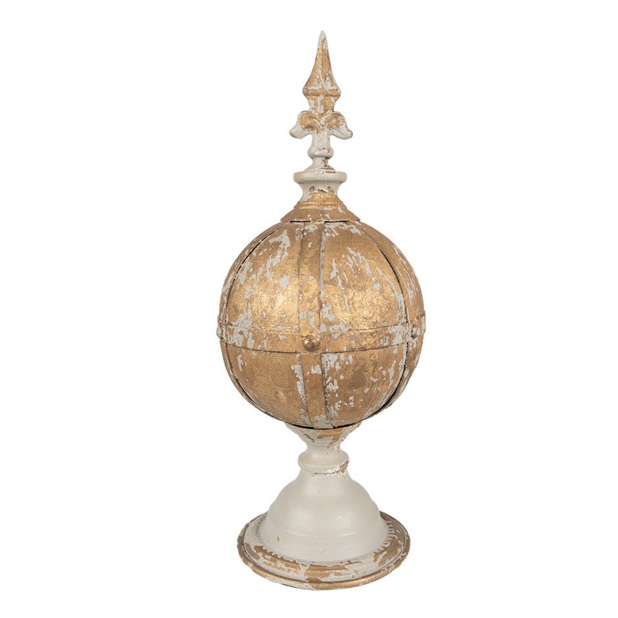 Decorative Ornament ? 19x45 Cm Brown Metal - Collections