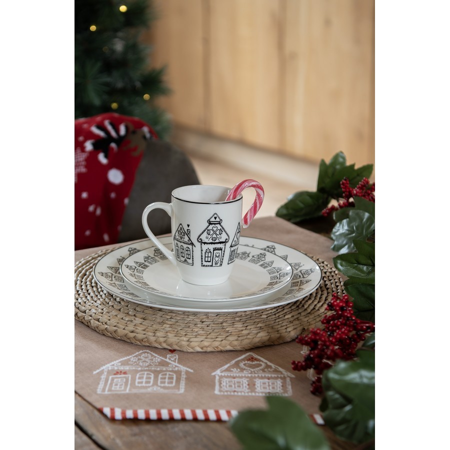 Chňapka s perníkovými chaloupkami Gingerbread Bliss - 18*30 cm 