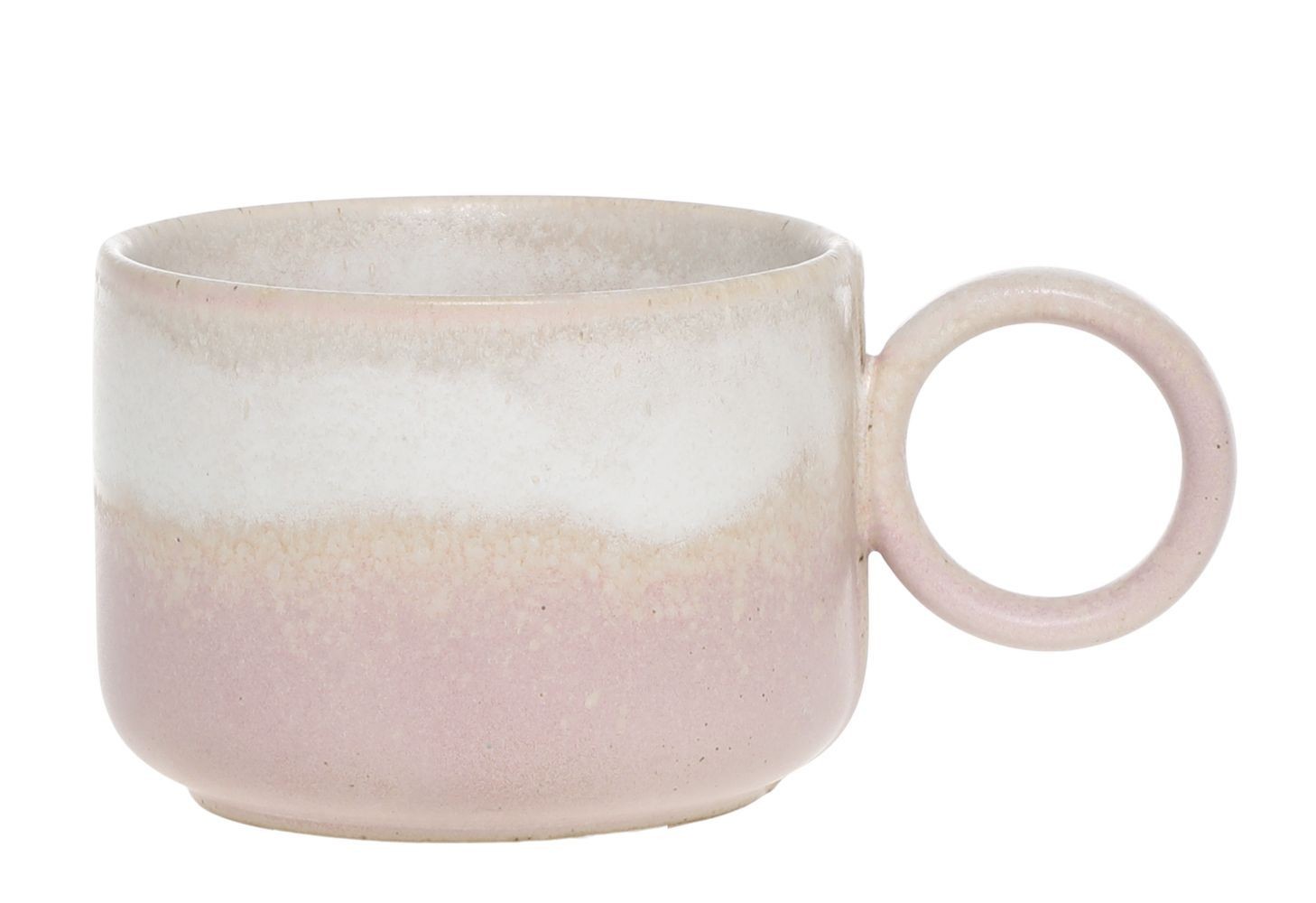 Béžovo-růžový rustikální hrnek Valence Dusty Rose - 10*7,5 cm / 305 ml 