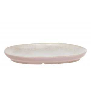 Béžovo-růžový rustikální podnos Valence Dusty Rose - 27*19*3 cm 
