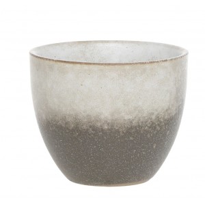 Béžovo-šedý rustikální hrnek Valence Dusty Stone - Ø 8,5*7 cm / 185ml 