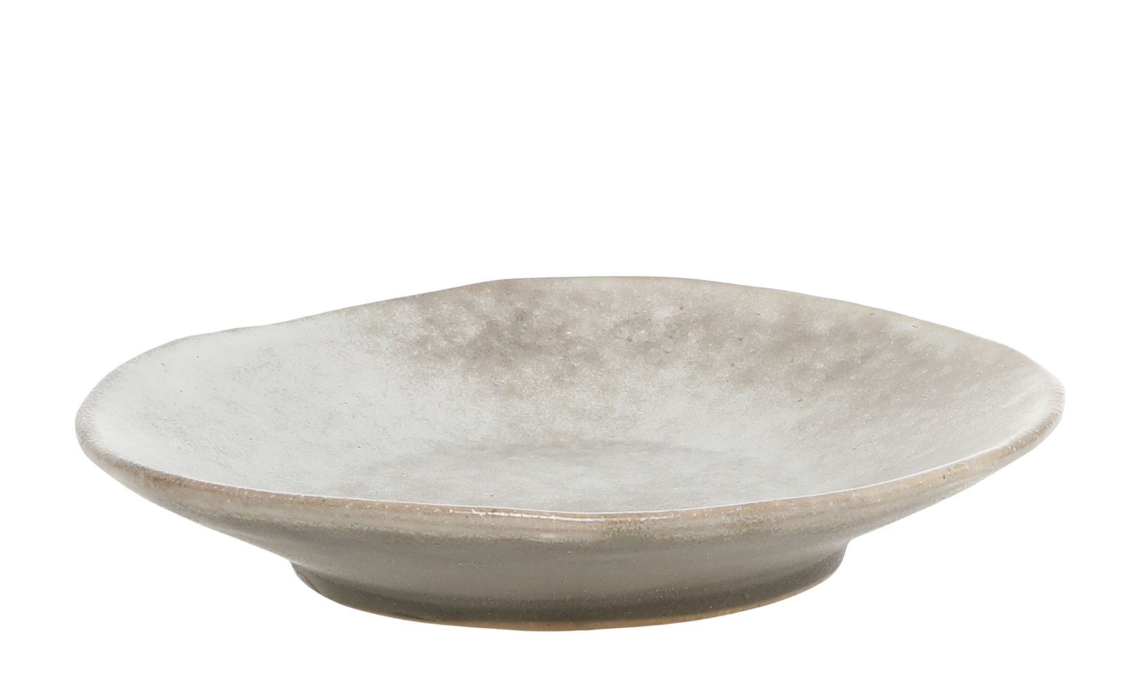 Béžovo-šedý rustikální dezertní talíř Valence Dusty Stone - Ø 19*4cm 