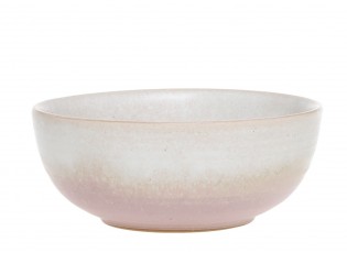 Béžovo-růžová rustikální miska Valence Dusty Rose - Ø 15*6 cm / 570 ml