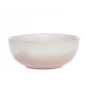 Béžovo-růžová rustikální miska Valence Dusty Rose - Ø 15*6 cm / 570 ml