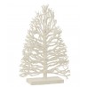 Bílý dřevěný stromek na noze Teatree Wood White - 45*15*70 cmBarva: bílá off Materiál: dřevo 