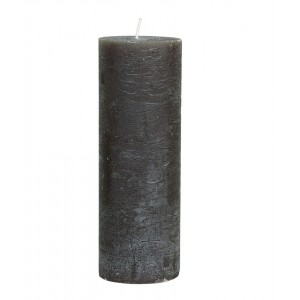 Kávová široká svíčka Macon Rustic coffee - Ø 7*20cm/ 80h