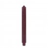 Červená adventní svíčka s čísly 1-24 Advent Candle - Ø 3*29cm / 20h