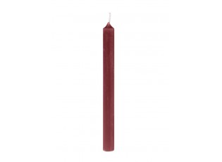 Červená úzká svíčka Taper red - Ø 1,2 *13cm / 2.5h