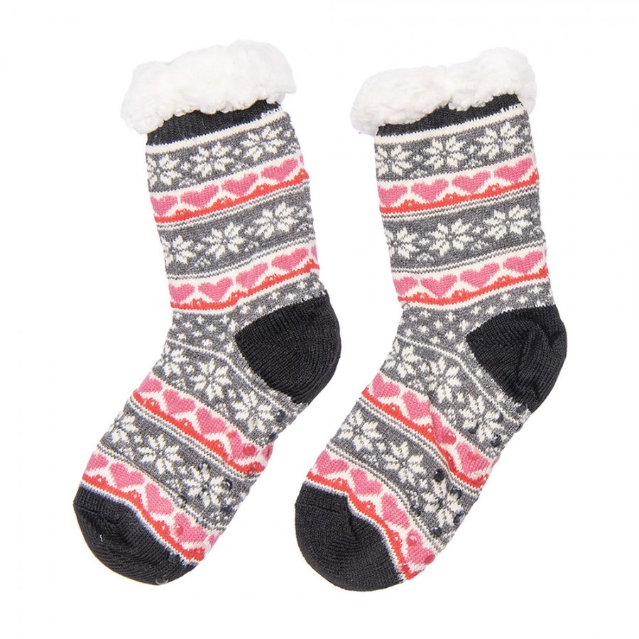 Christmas Socks Set Of 12 One Size Multicoloured Synthetic Snowflakes - One size