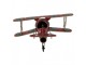 Christmas Decoration Airplane 41x37x21 Cm Red Metal - 41*37*21 cm Clayre & Eef