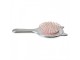 Hair Brush 19x10x3 Cm Silver Colored Plastic Cat - 19*10*3 cm Clayre & Eef