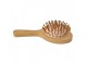 Hair Brush 15x8x3 Cm Beige Brown Plastic Glass Heart Heart-Shaped - 15*8*3 cm Clayre & Eef