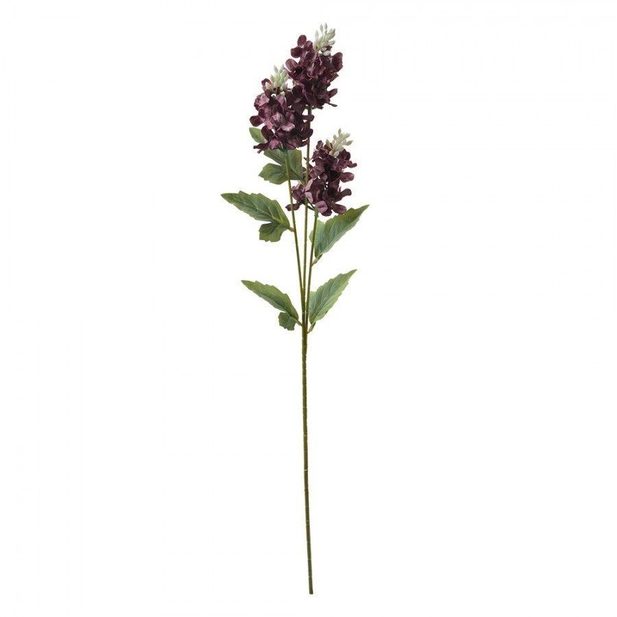 Dekorace umělá květina s fialovými květy - 12*5*71 cm