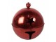 Set 3ks červená dekorace rolnička Bell - Ø 62 / Ø 52 / Ø 42 cm