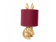 Table Lamp Rabbit ? 20x42 Cm Gold Colored Red Plastic - 20,00 cm Clayre & Eef