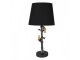 Černá stolní lampa se zlatými ptáčky Birdie gold - E27/ma* 1*60W Clayre & Eef
