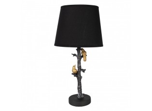 Černá stolní lampa se zlatými ptáčky Birdie gold - E27/ma* 1*60W