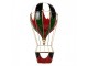 Červená kovová dekorace balón Christmas Balloon - 31*16*63 cm