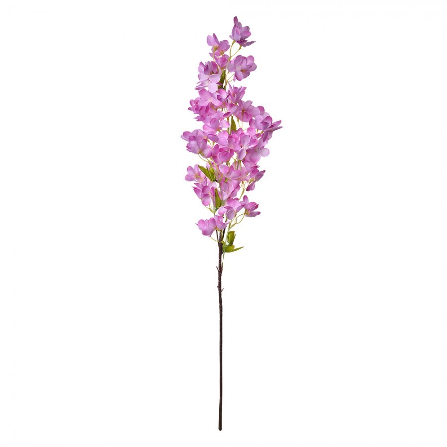 Dekorace umělá květina s fialkovými květy - 15*8*100 cm