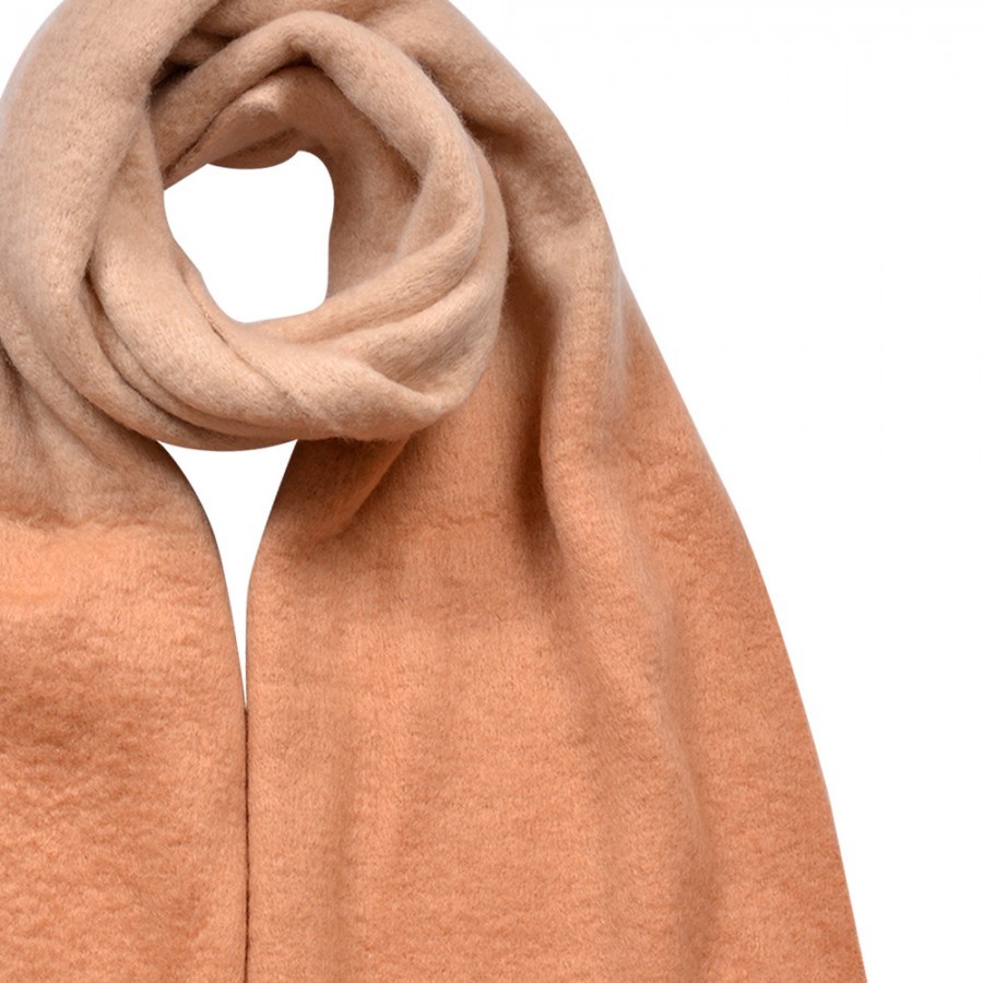 Winter Scarf Women 32x220 Cm Brown Synthetic Rectangle Scarf - Series Clayre & Eef Winter Scarf Women 32x220 Cm Brown Synthetic Rectangle Scarf - Series Clayre & Eef