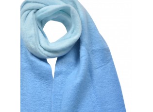 Winter Scarf Women 32x220 Cm Blue Synthetic Rectangle Scarf - Series