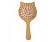 Hair Brush 16x8x3 Cm Brown Beige Wood Glass Cat - 16*8*3 cm Clayre & Eef