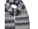 Winter Scarf Women 39x200 Cm Grey Synthetic Rectangle Scarf - Fashion Clayre & Eef