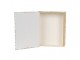 Storage Box Set Of 3 Books 29x24x7/25x20x6/22x16x5 Cm White Green Cardboard Flowers Rectangle - 7,00 cm Clayre & Eef