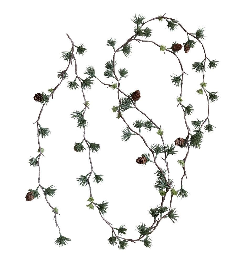 Zelená vánoční cedrová girlanda se šiškami Cedar Garland - 160 cm