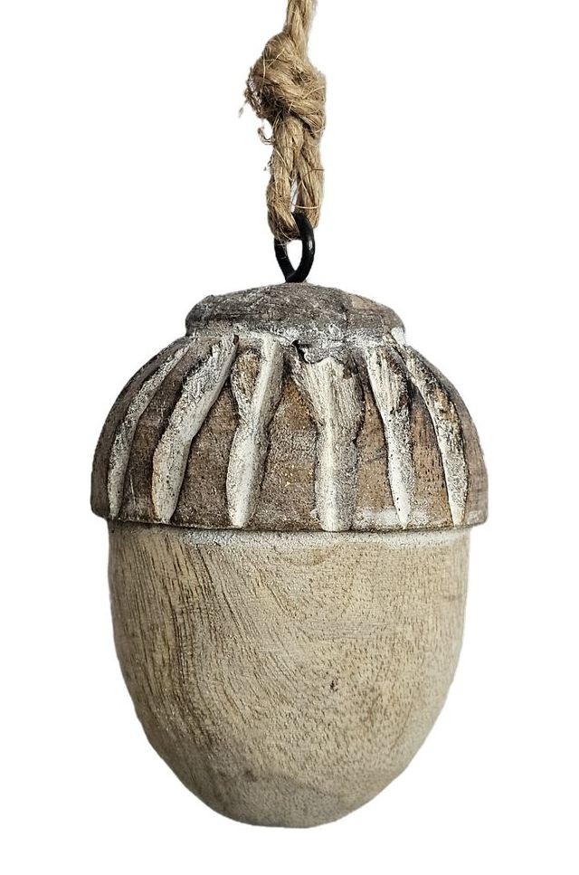 Dřevěná závěsná ozdoba žalud Acorn - Ø 5 * 7cm