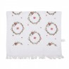 Bílý froté kuchyňský ručník s motýlky Floral Easter Bunny - 40*66 cm Barva: bílá, multiMateriál: 100% bavlnaHmotnost: 0,08 kg