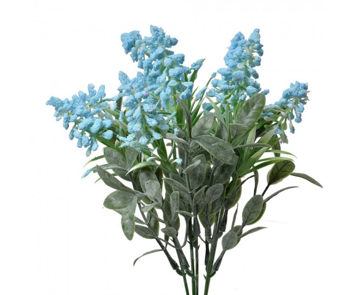 Artificial Flower 32 Cm Blue Plastic - 15*15*32 cm Clayre & Eef