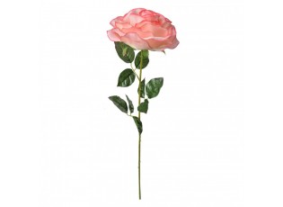 Artificial Flower Rose 75 Cm Pink Plastic - 19*19*75 cm