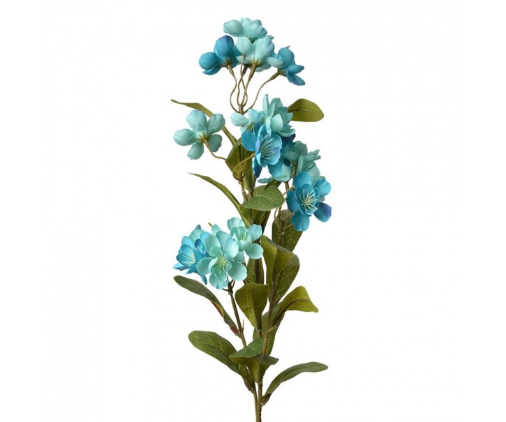Artificial Flower 70 Cm Blue Plastic - 18*10*70 cm Clayre & Eef