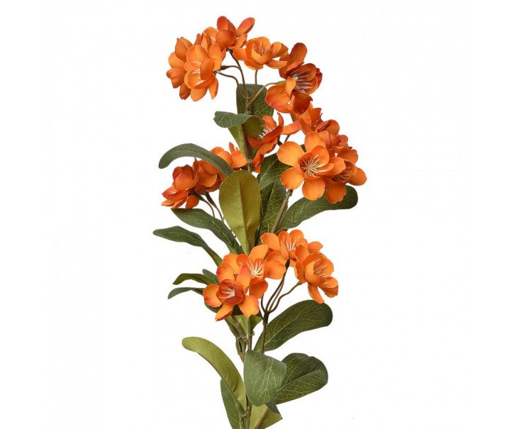 Artificial Flower 70 Cm Orange Plastic - 17*14*70 cm Clayre & Eef