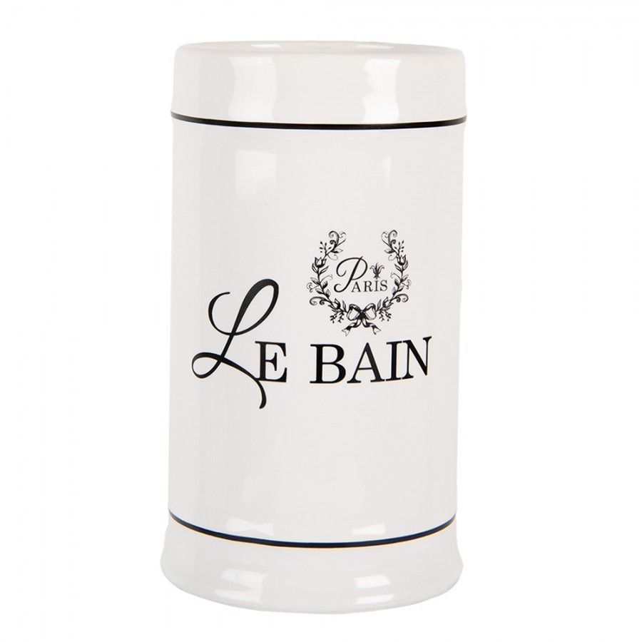 Keramický kelímek na zubní kartáčky Le Bain - Ø 8*13 cm