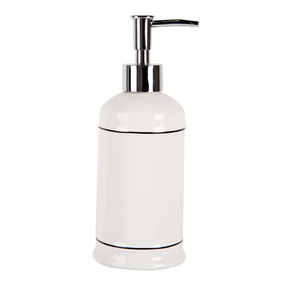 Keramický dávkovač na mýdlo s pumpičkou Le Bain - Ø 9*20 cm / 350 ml