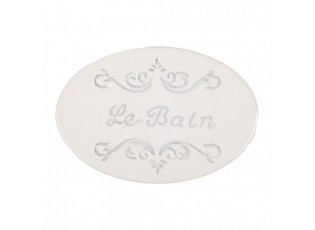 Keramická oválná mýdlenka Le Bain - 13*9*3 cm