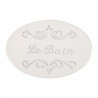 Keramická oválná mýdlenka Le Bain - 13*9*3 cm Barva: bílá offMateriál: keramikaHmotnost: 0,19 kg