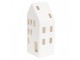 Bílý porcelánový dekorační domek s Led světýlky - 7*6*15 cm Clayre & Eef