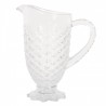 Transparentní skleněný džbán s dekorem - 20*13*24 cm / 1100 ml Barva: transparentníMateriál: skloHmotnost: 1,39 kg
