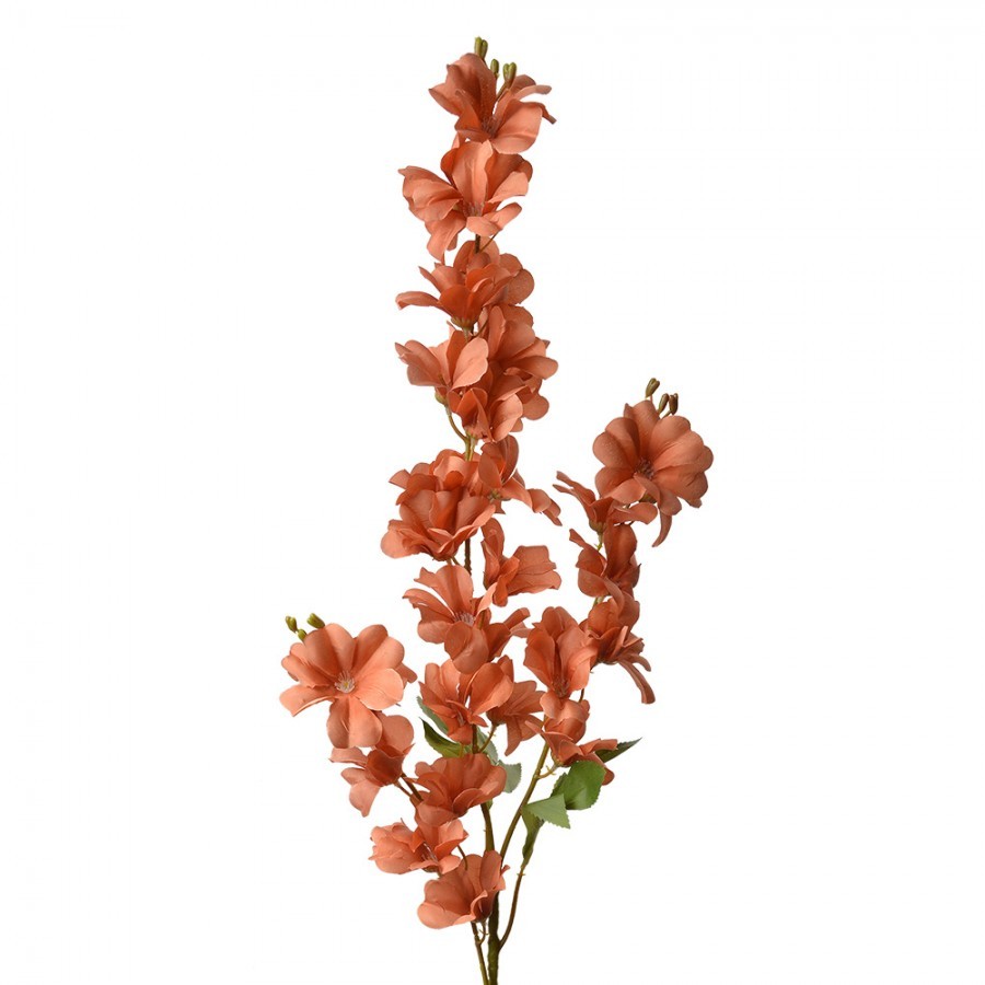 Dekorace umělá květina s oranžovými květy - 16*12*100 cm
