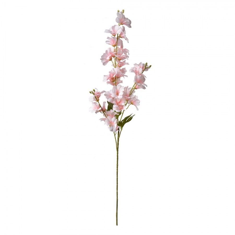 Dekorace umělá květina se světle růžovými květy - 16*12*100 cm