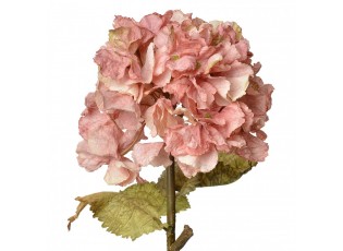 Růžová dekorační květina hortenzie Hydrangea - 10*10*55 cm