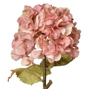 Růžová dekorační květina hortenzie Hydrangea - 10*10*55 cm