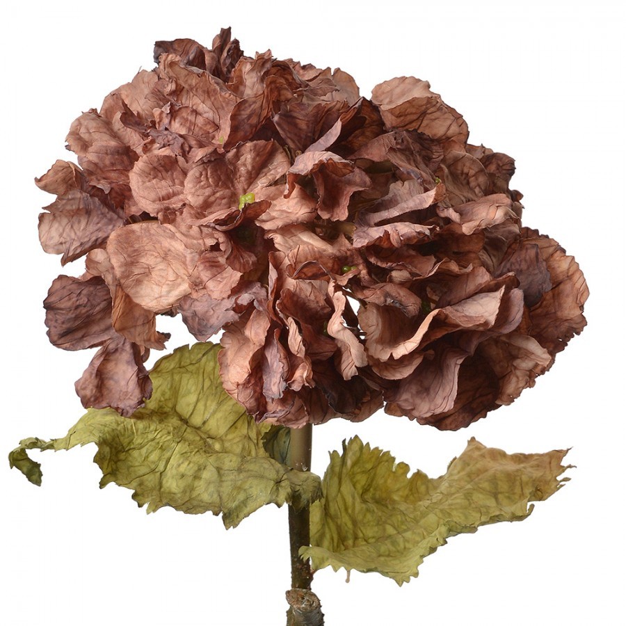 Fialová dekorační květina hortenzie Hydrangea - 10*10*55 cm