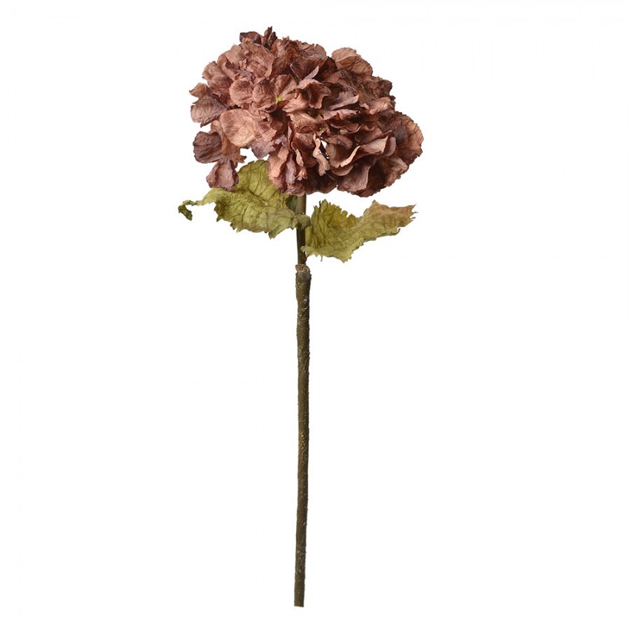 Fialová dekorační květina hortenzie Hydrangea - 10*10*55 cm
