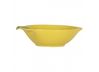 Bowl Lemon 225 Ml Yellow Ceramic - 12*18*5 cm / 225ml