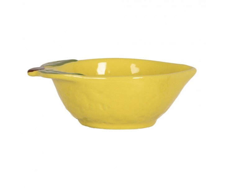 Bowl Lemon 100 Ml Yellow Ceramic - Kitchen Clayre & Eef