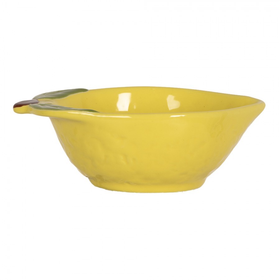 Bowl Lemon 100 Ml Yellow Ceramic - Kitchen